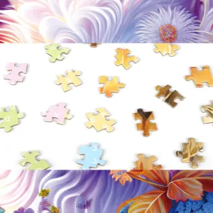 Puzzle 1000 pcs - Ancient Street Velvet Puzzle - (Comes With Poster) - Thick, Durable & Seamless Jigsaw for Youngsters & Family Fun - High Quality Puzzle