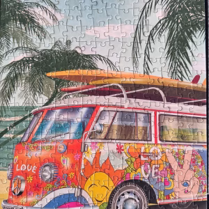 Puzzle 300 Pieces - Mandala - The Hippy Van - High Quality Puzzle