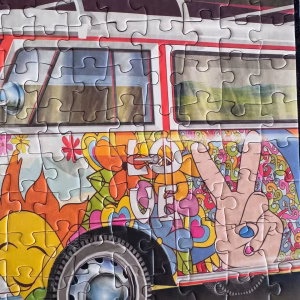 Puzzle 300 Pieces - Mandala - The Hippy Van - High Quality Puzzle