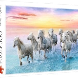 Trefl 500 Piece Puzzle - Galloping White Horses 🐴 - High Quality Jigsaw - 37289 🧩✨