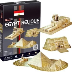 Cubic Fun 3D Puzzle | Egyptian Pyramids | 3D Puzzle | 38 Pcs 🏺