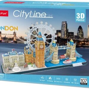 Cubic Fun 3D Puzzle | CITY LINE LONDON 🏙️ | 3D Puzzle 🧩 | 107 pcs