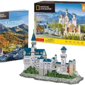 Cubic Fun 3D Puzzle | Neuschwanstein Castle 🏰 | 128 Pcs | A Magical Architectural Masterpiece ✨