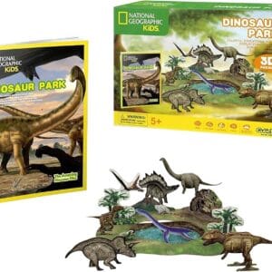 Cubic Fun 3D Puzzle | Dinosaur Park 🦖 | 3D Puzzle | 43 pcs | Build Your Own Prehistoric Adventure! ✨