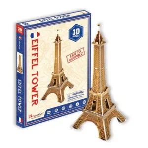 Cubic Fun 3D Puzzle | Eiffel Tower 🗼 | 3D Puzzle | 20 Pieces