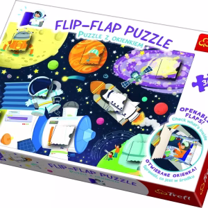 Trefl Puzzle for Kids | Flip Flap Puzzle 🪐| Space 36 Pieces 👨‍🚀🚀