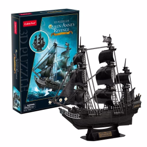 Cubic Fun 3D Puzzle | Queen Anne's Revenge 🛳 | 180 Pieces | Pirate Ship Adventure