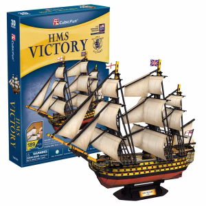 Cubic Fun 3D Puzzle | HMS Victory 🏴‍☠️ | 189 Pieces | Build History in Your Hands 🚢