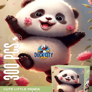 Puzzle 300 Pieces Playful Mario | Cute Little Panda 🐼 New Collection | Velvet Puzzle | Playful Mario Comes With Poster | High Quality Puzzle