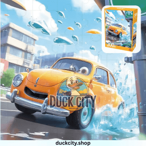 Puzzle 300 Pieces Playful Mario | Crazy Yellow Car🚗 City Cars Collection | Velvet Puzzle | Playful Mario Comes With Poster | High Quality Puzzle