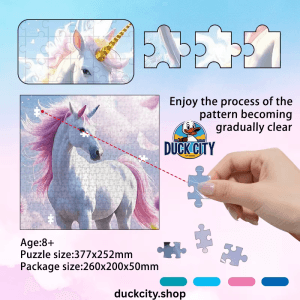 Puzzle 300 Pieces Playful Mario | Unicorn 🦄 Velvet Puzzle | Playful Mario  Comes With Poster | High Quality Puzzle